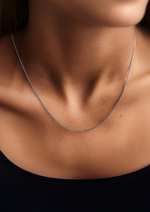 Ланцюг Срібло 925° (родій) 159р 2