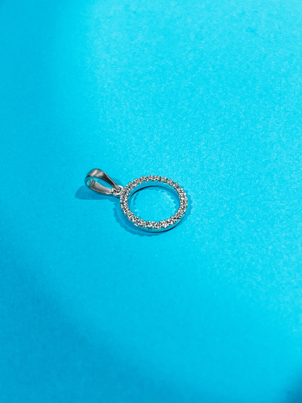 Підвіс фіаніт Срібло 925° (родій) 30034