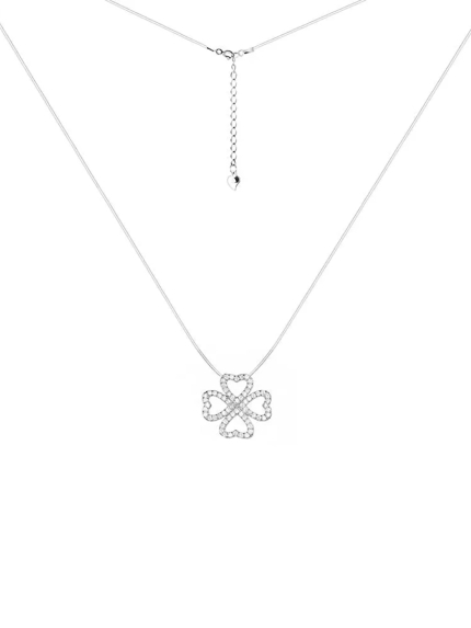 Кольє фіаніт Срібло 925° (родій) кл2ф/3016