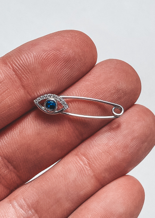 Булавка фіаніт Срібло 925° (родій) бр2фс/016