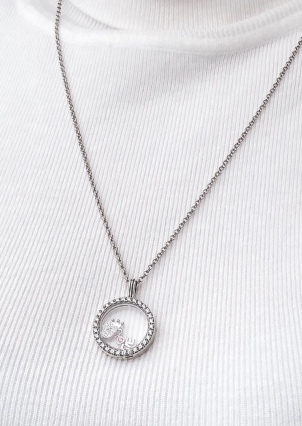 Підвіс фіаніт Срібло 925° (оксидоване) 84564