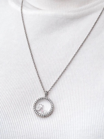 Підвіс фіаніт Срібло 925° (оксидоване) 84564