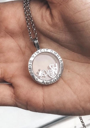 Підвіс фіаніт Срібло 925° (оксидоване) 84564