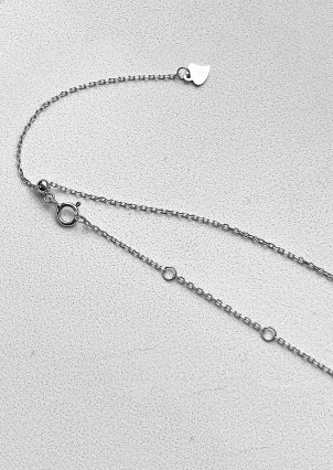 Кольє без вставок Срібло 925° (родій) кл2/1009