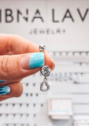 Пірсинг Срібло 925° (родій) пр2ф/025