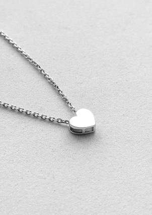 Кольє без вставок Срібло 925° (родій) 063710