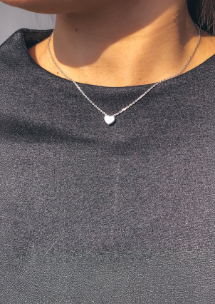 Кольє без вставок Срібло 925° (родій) 063710