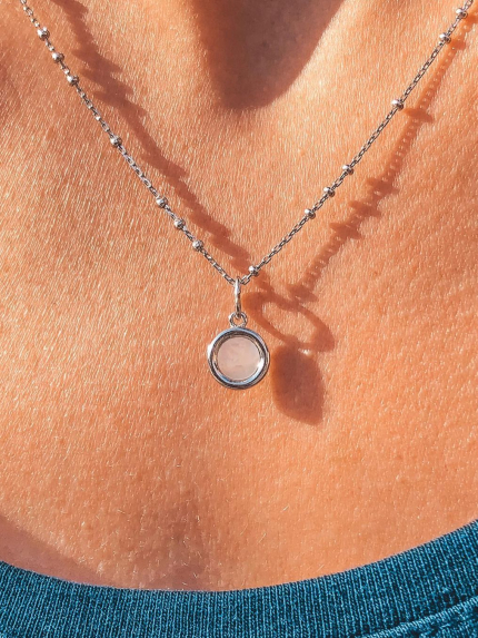 Підвіс перламутр Срібло 925° (родій) пк2п/1017