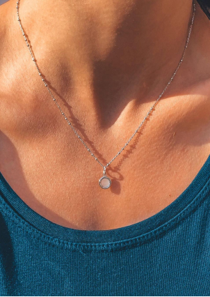 Підвіс перламутр Срібло 925° (родій) пк2п/1017