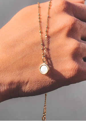 Підвіс перламутр Срібло 925° (родій) пк2п/1017