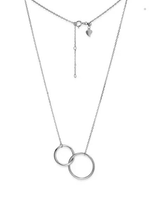 Кольє без вставок Срібло 925° (родій) кл2/1004