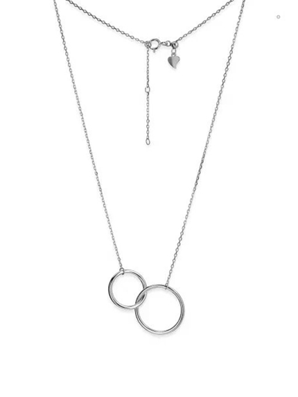 Кольє без вставок Срібло 925° (родій) кл2/1004