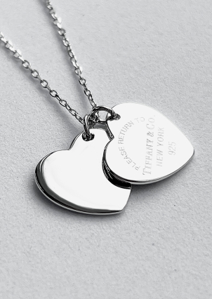 Кольє без вставок Срібло 925° (родій) кл2/2000