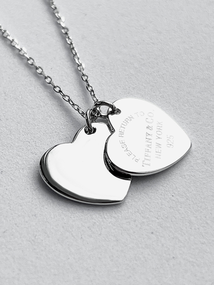 Кольє без вставок Срібло 925° (родій) кл2/2000