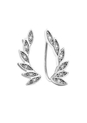 Сережки фіаніт Срібло 925° (родій) с2ф/1394