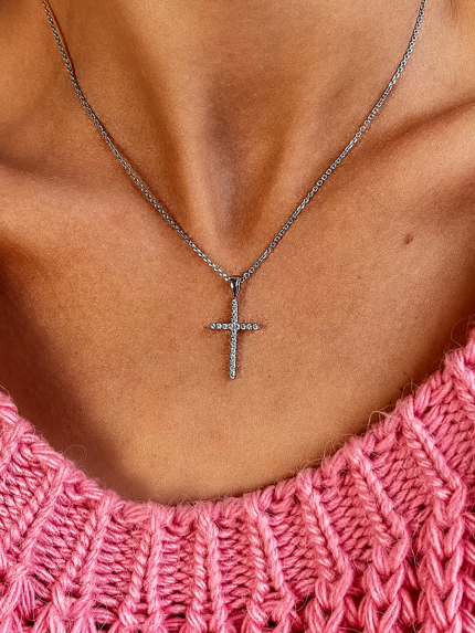 Підвіс фіаніт Срібло 925° (родій) 30025