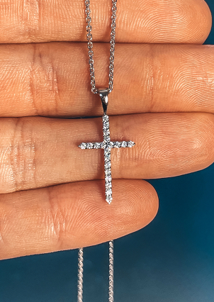 Підвіс фіаніт Срібло 925° (родій) 30025