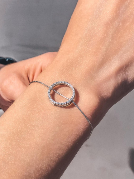 Підвіс фіаніт Срібло 925° (родій) 84715