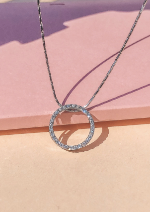 Підвіс фіаніт Срібло 925° (родій) 84715