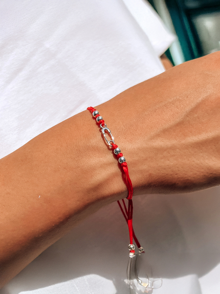 Браслет без вставок Срібло 925° (родій) 75168