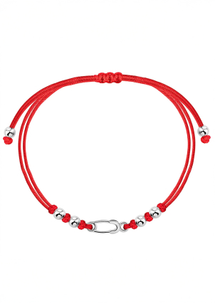 Браслет без вставок Срібло 925° (родій) 75168