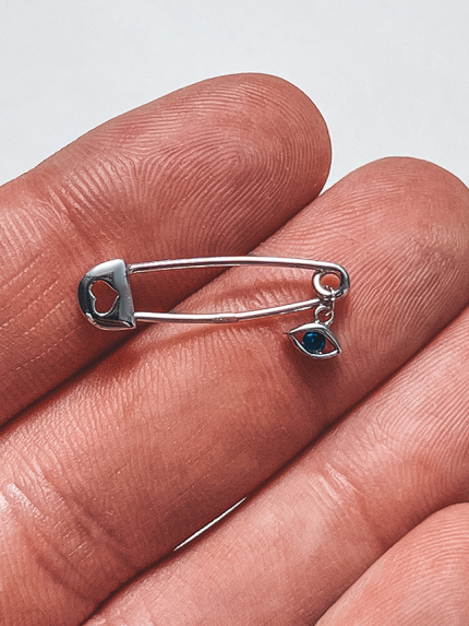 Булавка фіаніт Срібло 925° (родій) бр2фс/017