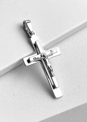 Підвіс без вставок Срібло 925° (родій) 2-0152.0.2