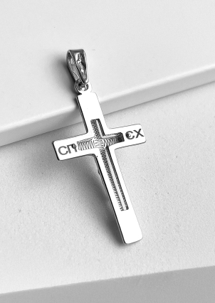 Підвіс без вставок Срібло 925° (родій) 2-0152.0.2