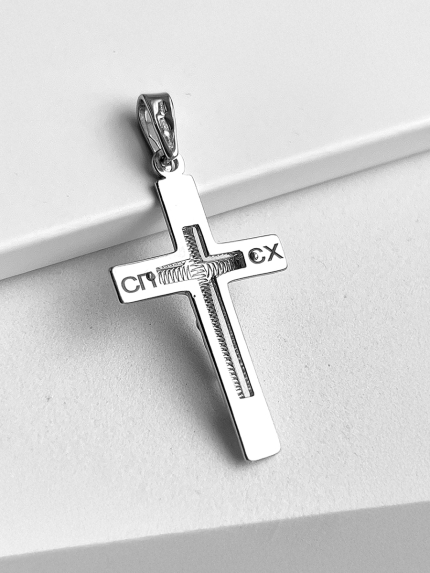 Підвіс без вставок Срібло 925° (родій) 2-0152.0.2