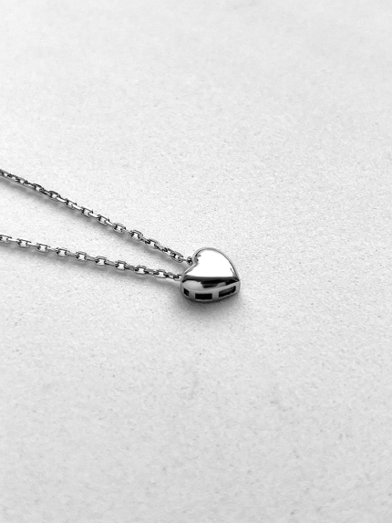 Кольє без вставок Срібло 925° (родій) 069810