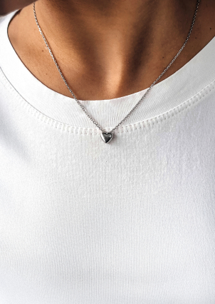 Кольє без вставок Срібло 925° (родій) 069810