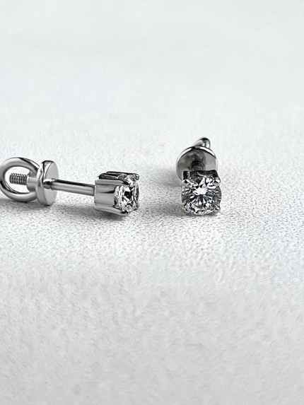 Cyanite earrings Silver 925° (rhodium) 40006