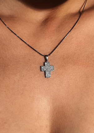 Підвіс фіаніт Срібло 925° (родій) 30033