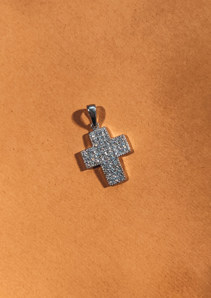 Підвіс фіаніт Срібло 925° (родій) 30033