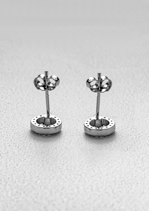 Сережки фіаніт Срібло 925° (родій) с2ф/1012