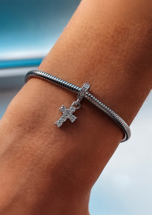 Підвіс Намистина фіаніт Срібло 925° (родій) 0583.50