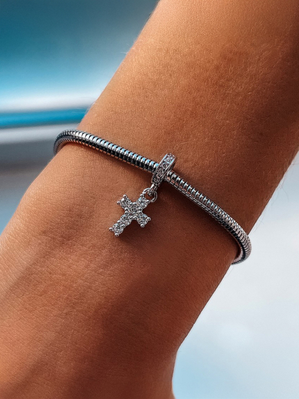 Підвіс Намистина фіаніт Срібло 925° (родій) 0583.50