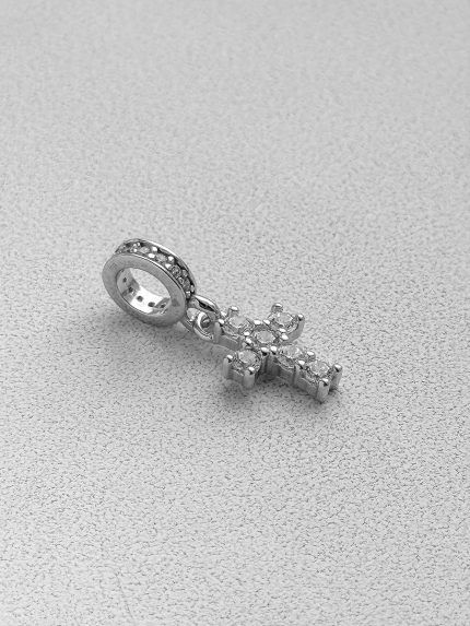 Підвіс Намистина фіаніт Срібло 925° (родій) 0583.50