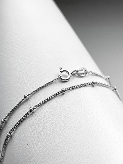 Chain Silver 925° (rhodium) 225r 1