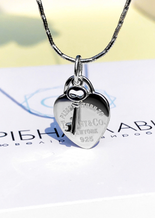 Підвіс без вставок Срібло 925° (родій) п2/2004