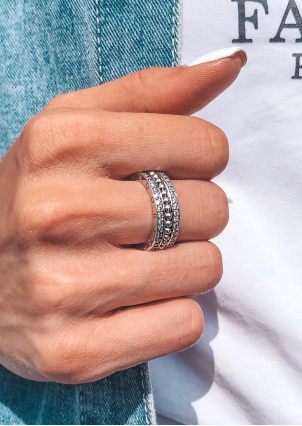 Каблучка фіаніт Срібло 925° S1118