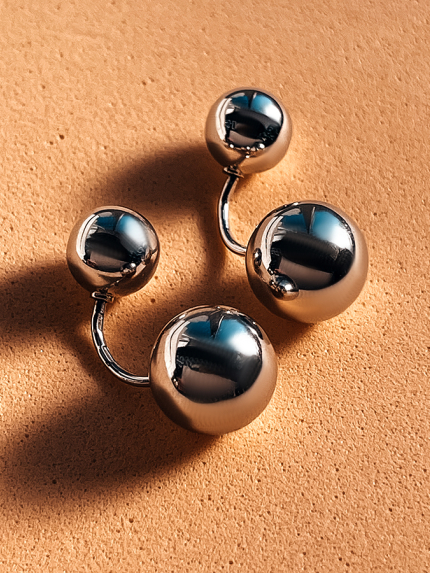 Kolczyki bez wkładek Srebro 925° (rod) 1-8046.0.2