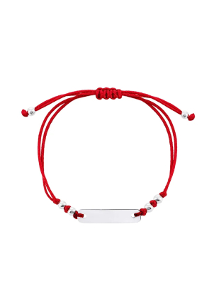 Браслет без вставок Срібло 925° (родій) 75136