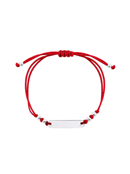 Браслет без вставок Срібло 925° (родій) 75136