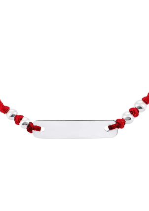 Браслет без вставок Срібло 925° (родій) 75136