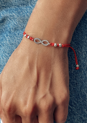 Браслет фіаніт Срібло 925° (родій) 75155