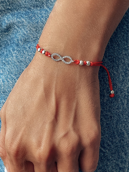 Браслет фіаніт Срібло 925° (родій) 75155