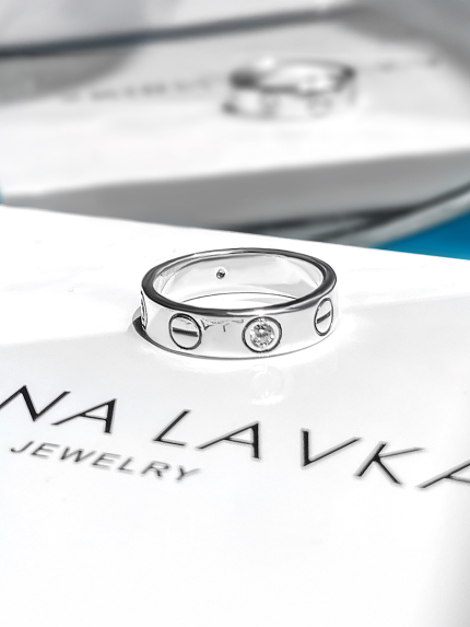 Pierścionek z szafirem Srebro 925° (oksydowane) 8080