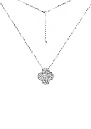 Кольє фіаніт Срібло 925° (родій) кл2ф/3003