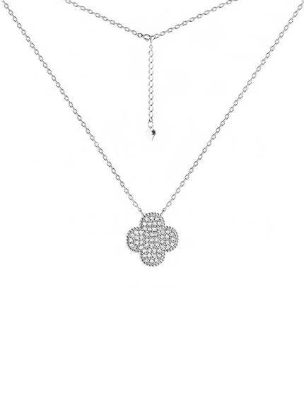 Кольє фіаніт Срібло 925° (родій) кл2ф/3003